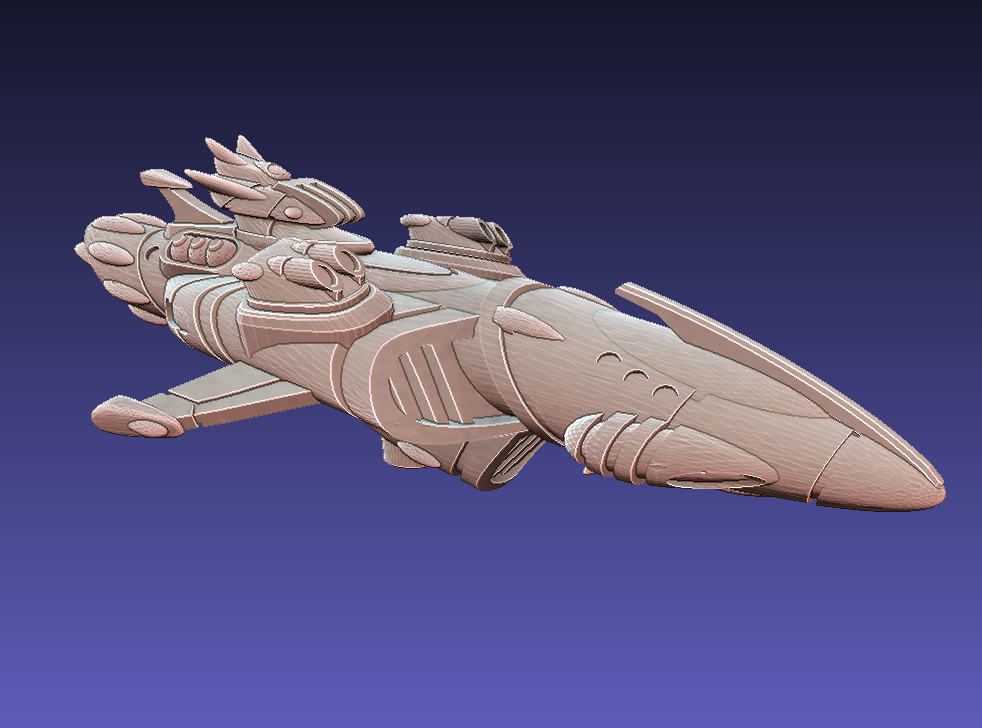Hamma'lon KIV'LAN CLASS LT CRUISER Space Battleship Hachiman